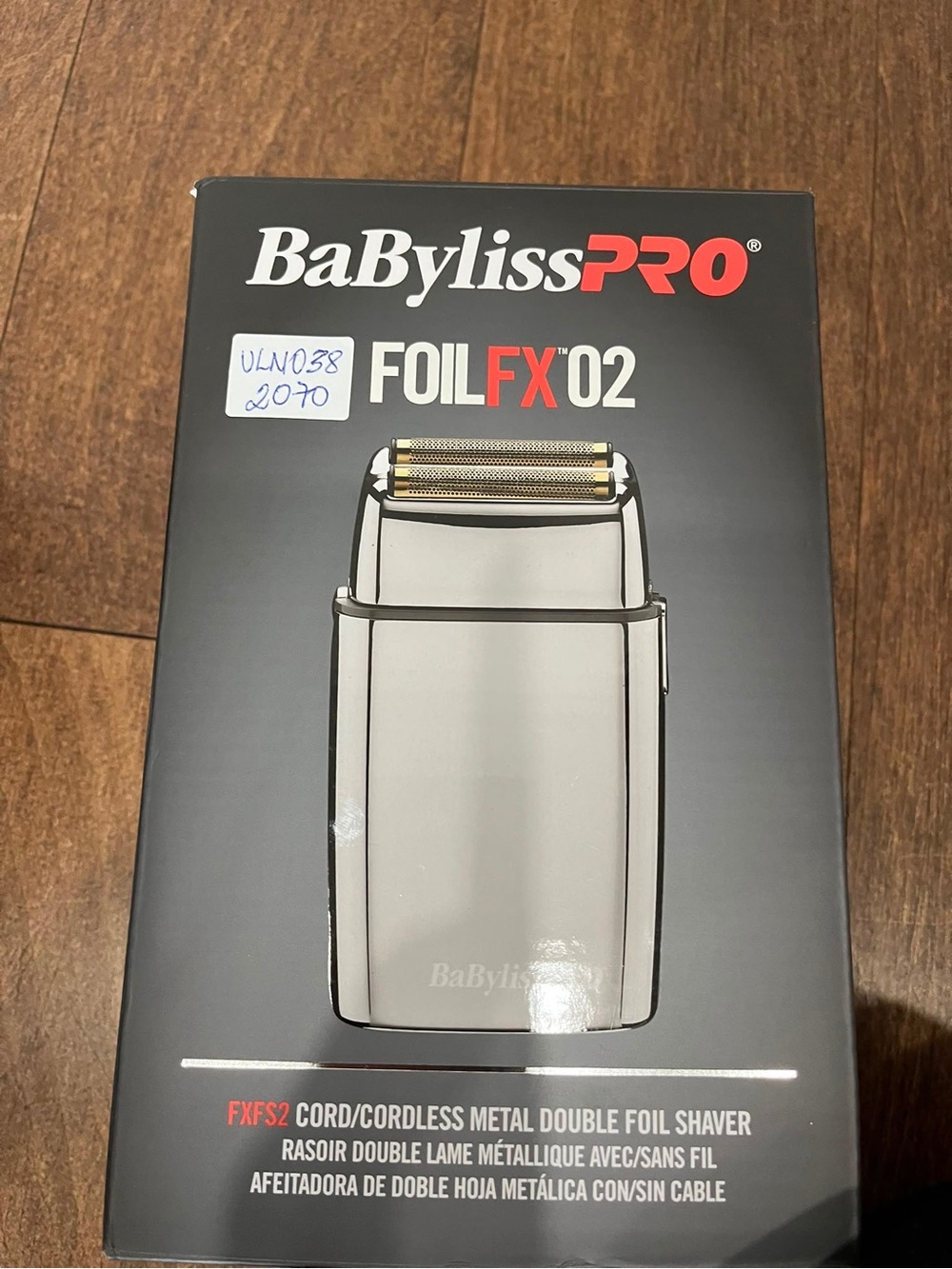 BaBylissPRO Foil FX02 electric shaver